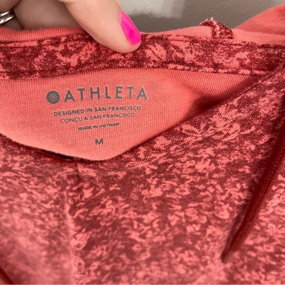 Athleta Sundown Alliance Hoodie Sweatshirt Sz Medium Yoga Athleisure Lounge G23 - Picture 5 of 12
